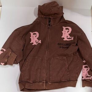 Rolling Loud Brown and Pink Men's Jacket